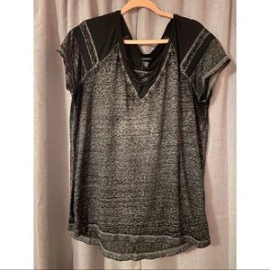 TORRID Washed Out Charcoal Top